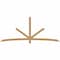 Ekena Millwork Alberta Timber Gable Bracket, Western Red Cedar, 108"W x 45"H x 3 1/2"D x 3 1/2"F, 10/12 Pitch GBW108X45X0404ALB00SWR - alternate 1